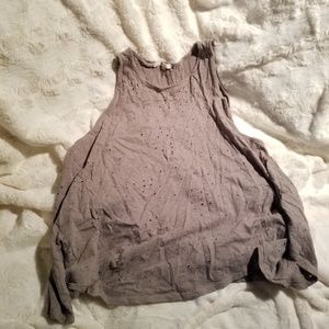 NWOT Soprano Distressed Burnout Tank